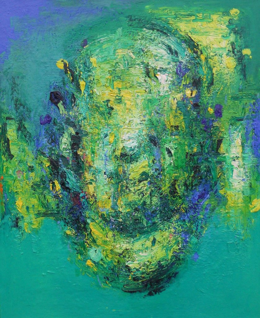 Armin Baumgarten, Kopf, 2007/2009, Öl auf Leinwand, 130 cm x 160 cm