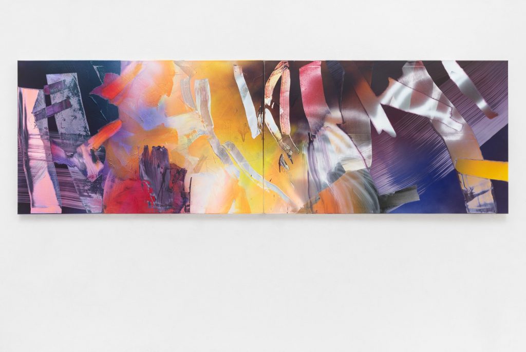 Bernard Lokai, Colmar, 100 cm x 320 cm, Acryl auf Leinwand,2020